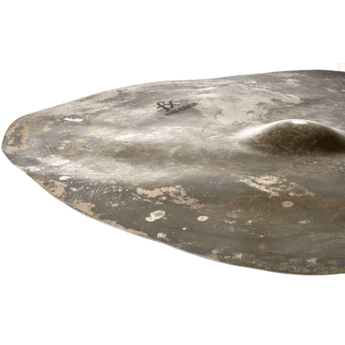 Zildjian FX Raw Crash Cymbal with Small Bell - Premium Percussion Instrument for Drummers & Live Performances | Perfect for Rock, Jazz & Studio Recording