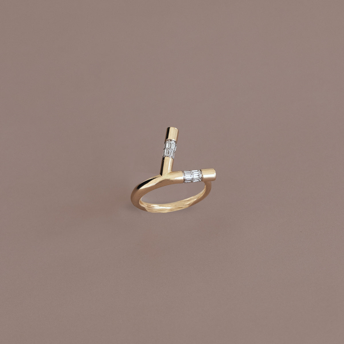 Y Stem Ring - Elegant Floral Jewelry for Women, Sterling Silver Daisy Flower Ring - Perfect for Weddings, Anniversaries & Everyday Wear