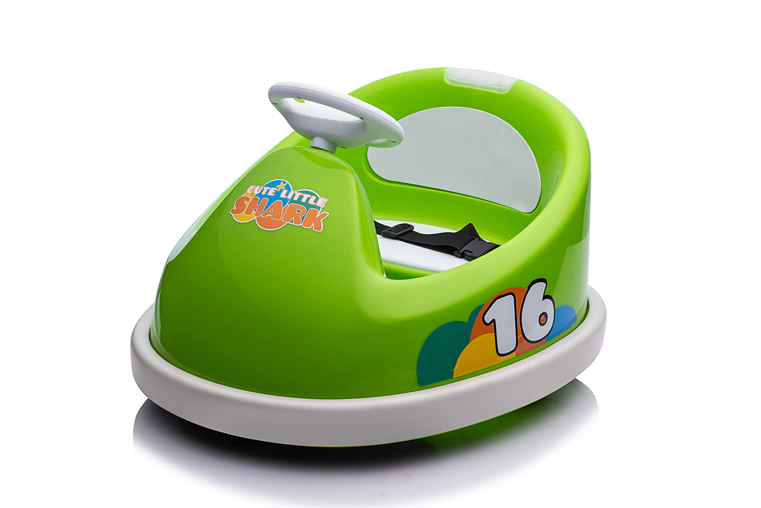 Best Electric Ride On Cars for Kids Ages 2-4 - 6V Battery Powered Bumper Car with Anti-Collision Bar, 360° Spin, LED Lights & Music - Safe Toddler Toy for Indoor/Outdoor Play, Birthday Gifts & Family Fun
