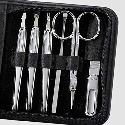 Premium Korean 777 Nail Clipper Set - 11-Piece Travel Manicure & Pedicure Kit | World's #1 Professional Grooming Tools | Made in Korea Since 1975 | Perfect for Home, Travel, Salon & Gift Giving