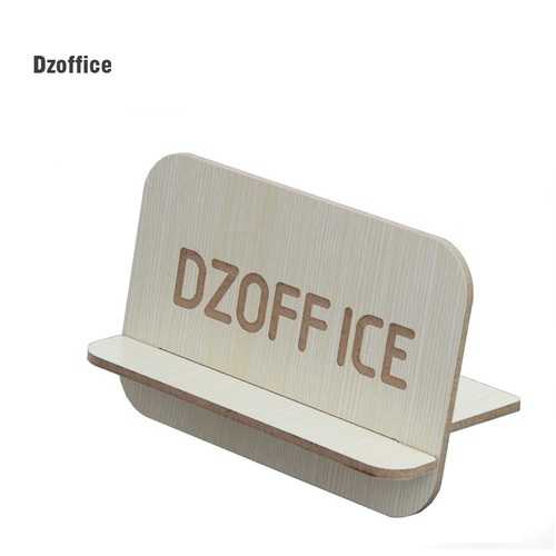 Dzoffice DS001 Natural Wood Phone Stand - Adjustable Desktop Mobile Holder for iPhone 7/8/X, Samsung Galaxy, Xiaomi - Perfect for Home Office, Bedside & Travel Use