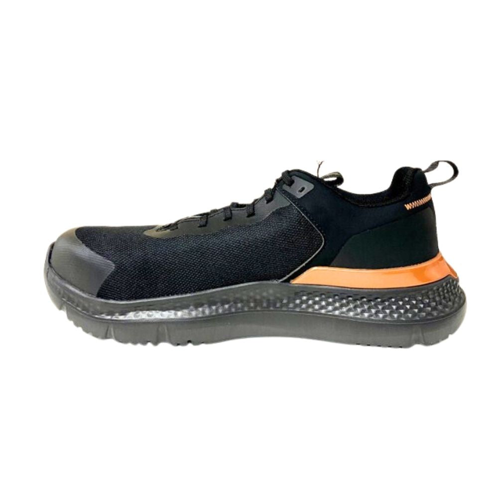 Timberland PRO Setra Men's Composite Toe Athletic Work Shoes - Lightweight Safety Shoes for Construction & Industrial Work - Black/Gold TB0A5PRE001 | Perfect for Warehouse, Factory & Outdoor Labor Jobs