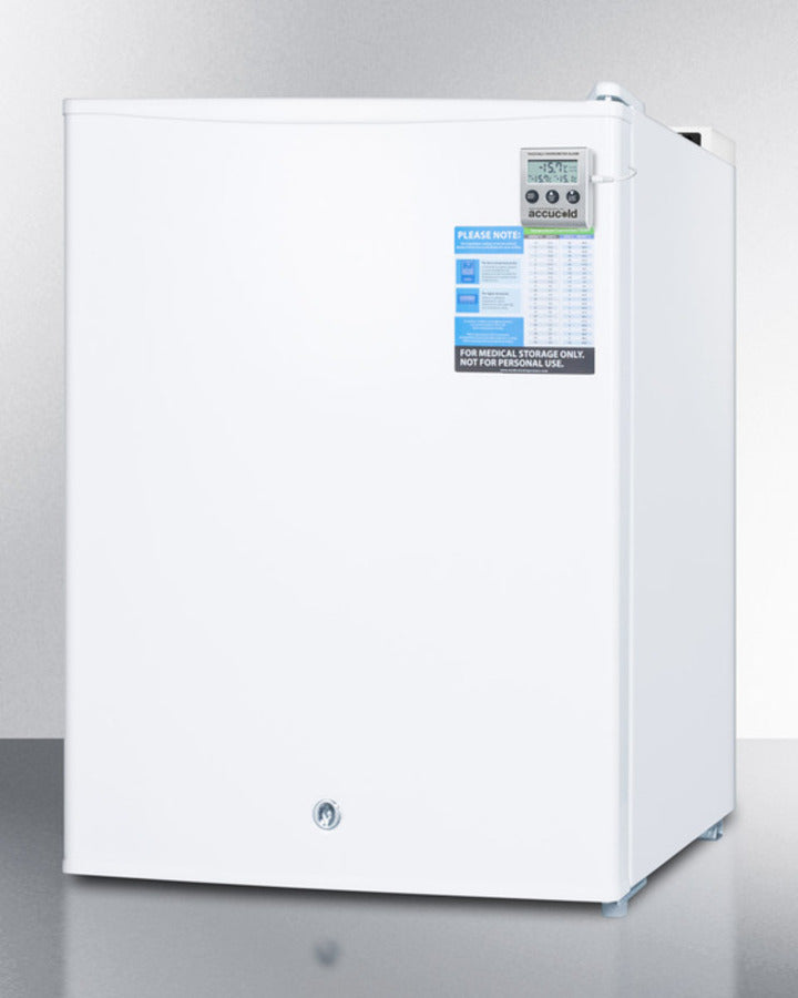 Accucold FS30LVAC Compact All Freezer - 3.0 Cu Ft Upright Freezer for Home, Garage, or Basement - Energy Efficient Deep Freeze for Food Storage, Meal Prep & Bulk Buying