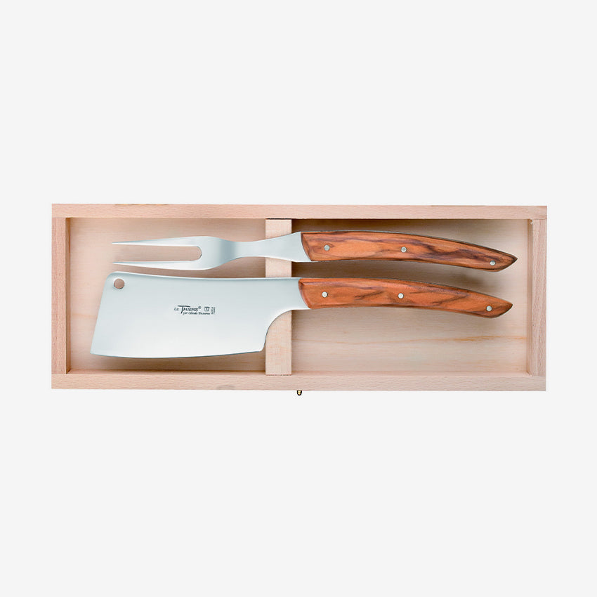 Claude Dozorme Premium Cheese Knife Set - Stainless Steel Cheese Serving Utensils for Entertaining - Perfect for Charcuterie Boards, Wine Pairings & Dinner Parties