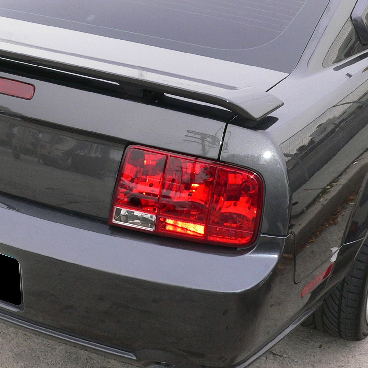 Spec-D Tuning Red Sequential LED Tail Lights for 2005-2009 Ford Mustang - Left & Right Pair Assembly - Upgrade Your Mustang's Rear Style for Night Driving & Car Shows