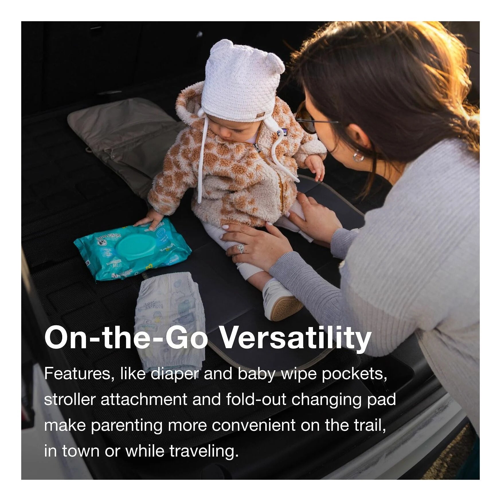 Osprey Poco Baby Changing Pad - Waterproof & Portable Diaper Changing Mat for Travel, Nursery & On-the-Go Parents