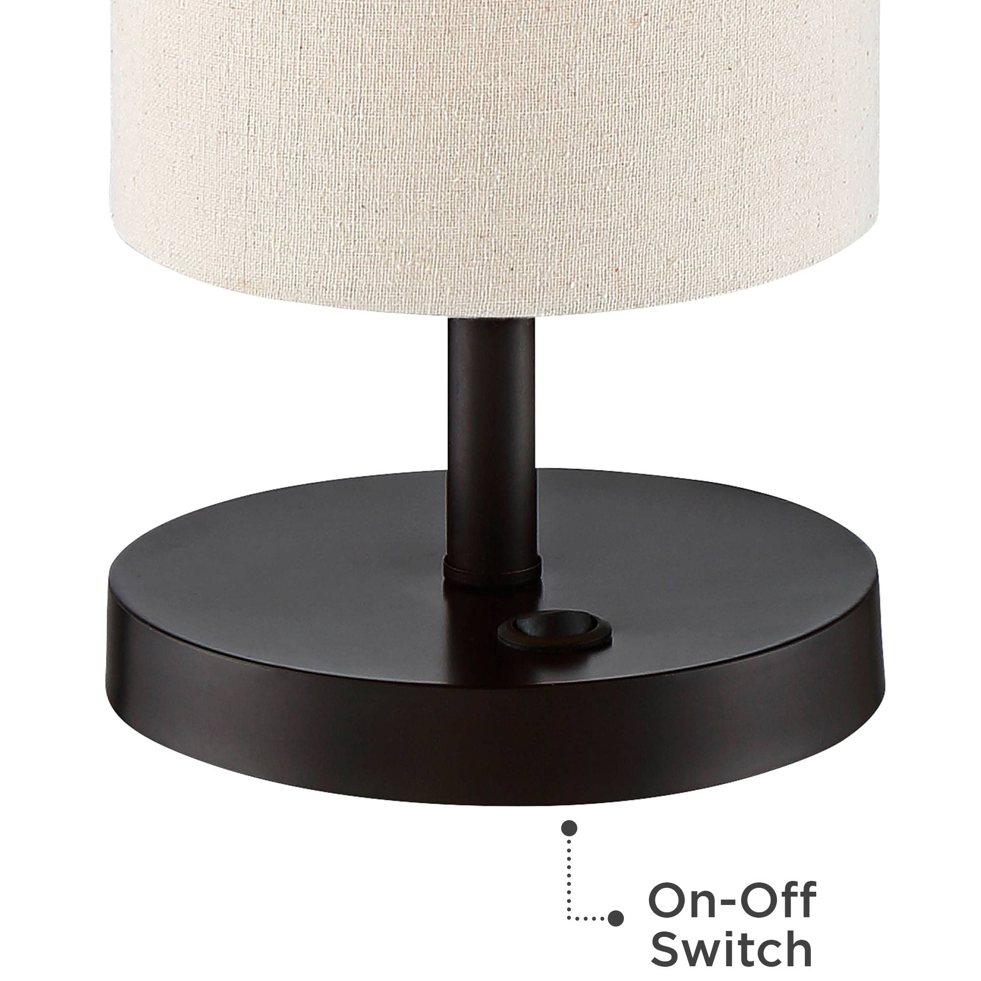 360 Lighting Heyburn Modern Accent Table Lamps - Set of 2, 20