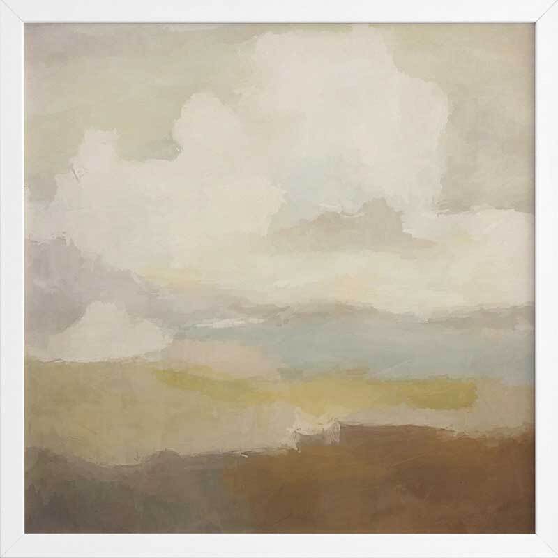 Cloudy Serenades Framed Art Print - Beautiful Landscape Wall Decor for Living Room, Bedroom & Office - Perfect Gift for Home Decor Lovers