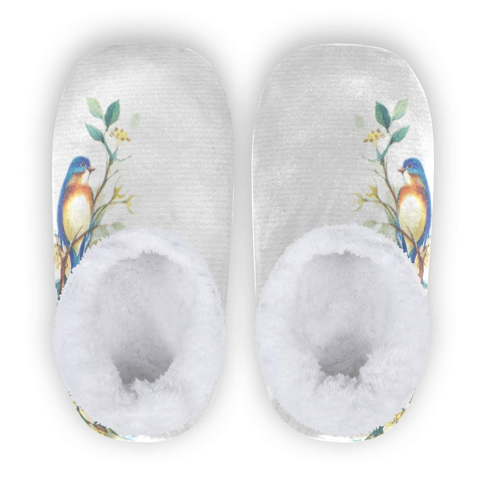 Skull & Glasses Fleece House Slippers for Women & Men - Warm Winter Indoor/Outdoor Cozy Slippers for Home, Office, and Lounge Wear