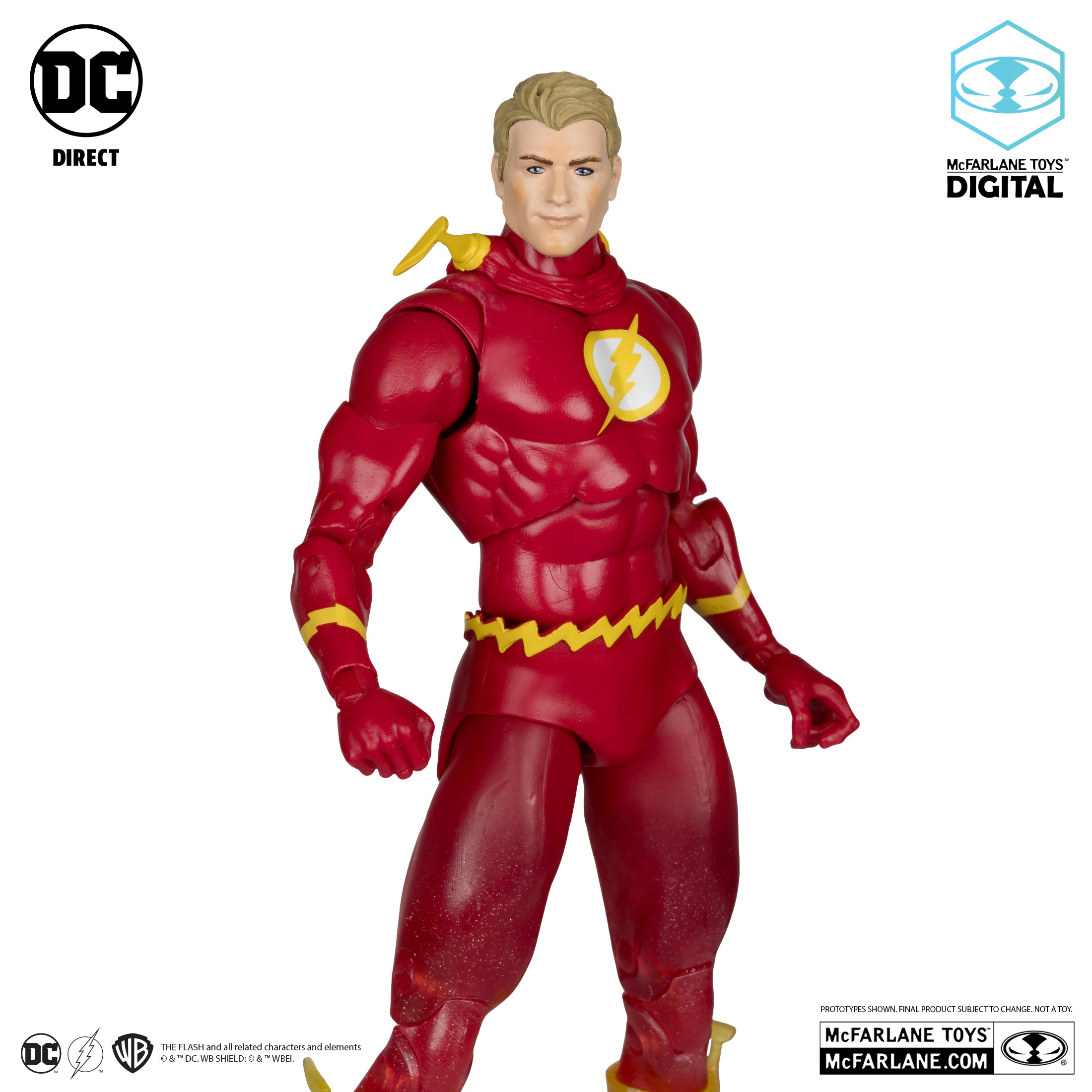 Speed Force The Flash 7 Platinum Edition Action Figure - McFarlane Toys DC Direct Collectible for Display & Superhero Fans - Perfect for Home Decor, Office Display, and DC Comics Collections