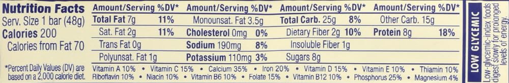 Organic White Chocolate Macadamia Nut Luna Bar by Clif - Pack of 15 (1.69 Oz Each) - Gluten Free Energy Bars for Hiking, Camping & Healthy Snacking