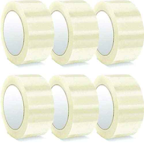 Clear Packing Tape for Moving Boxes - 25 Rolls Heavy Duty Packaging Sealing Tape | Secure Shipping, Storage & Home Organization