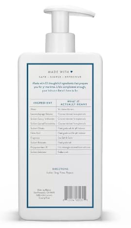 Premium Native Sea Salt & Cedar 2-in-1 Shampoo Conditioner (16.5oz) + Body Wash (18oz) + Loofah Sponge Bath Bundle | Natural Hair & Skin Care Set for Men & Women | Perfect for Spa Day, Relaxation & Gift Giving
