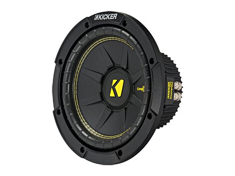 Kicker CWCD84 CompC 8-Inch Car Subwoofer - Dual Voice Coil, 4 Ohm Impedance - Perfect for Car Audio Systems & Bass Enhancement