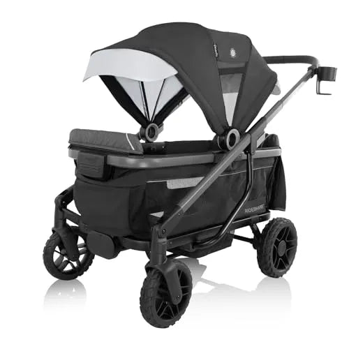 Shyft Rideshare All-Terrain Stroller Wagon - Sterling Black | Heavy Duty Stroller Wagon for Outdoor Adventures, Beach Trips & Family Outings