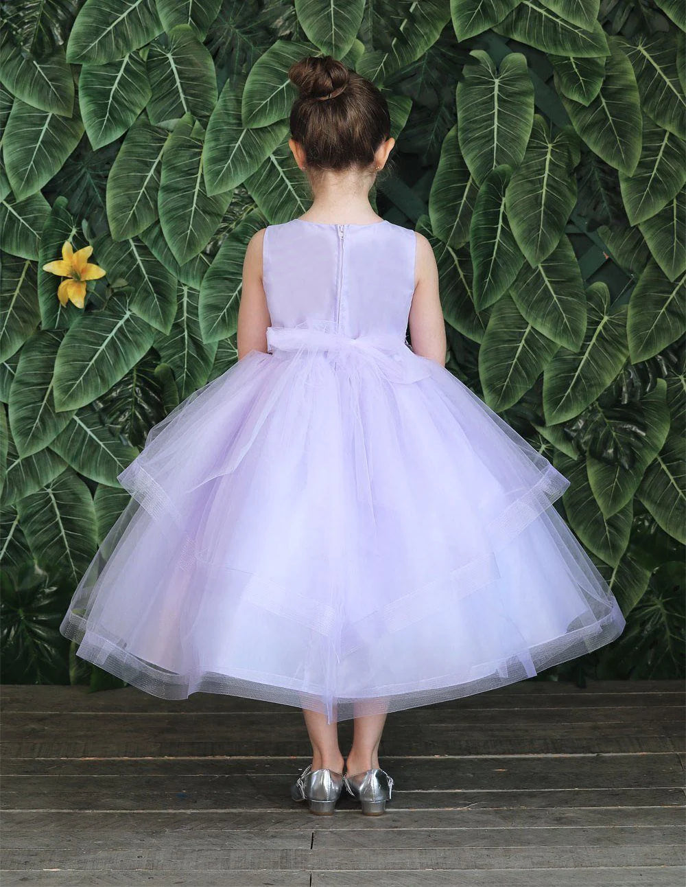 Elegant Party & Flower Girl Dress (D 792) - Perfect for Weddings, Birthday Parties & Special Occasions