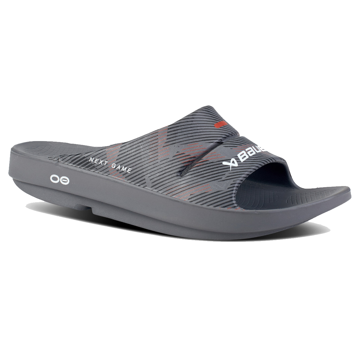 Bauer OOFOS Next Game Sport Slide Junior - Comfortable Recovery Sandals for Kids - Perfect for Post-Game Relaxation & Everyday Wear