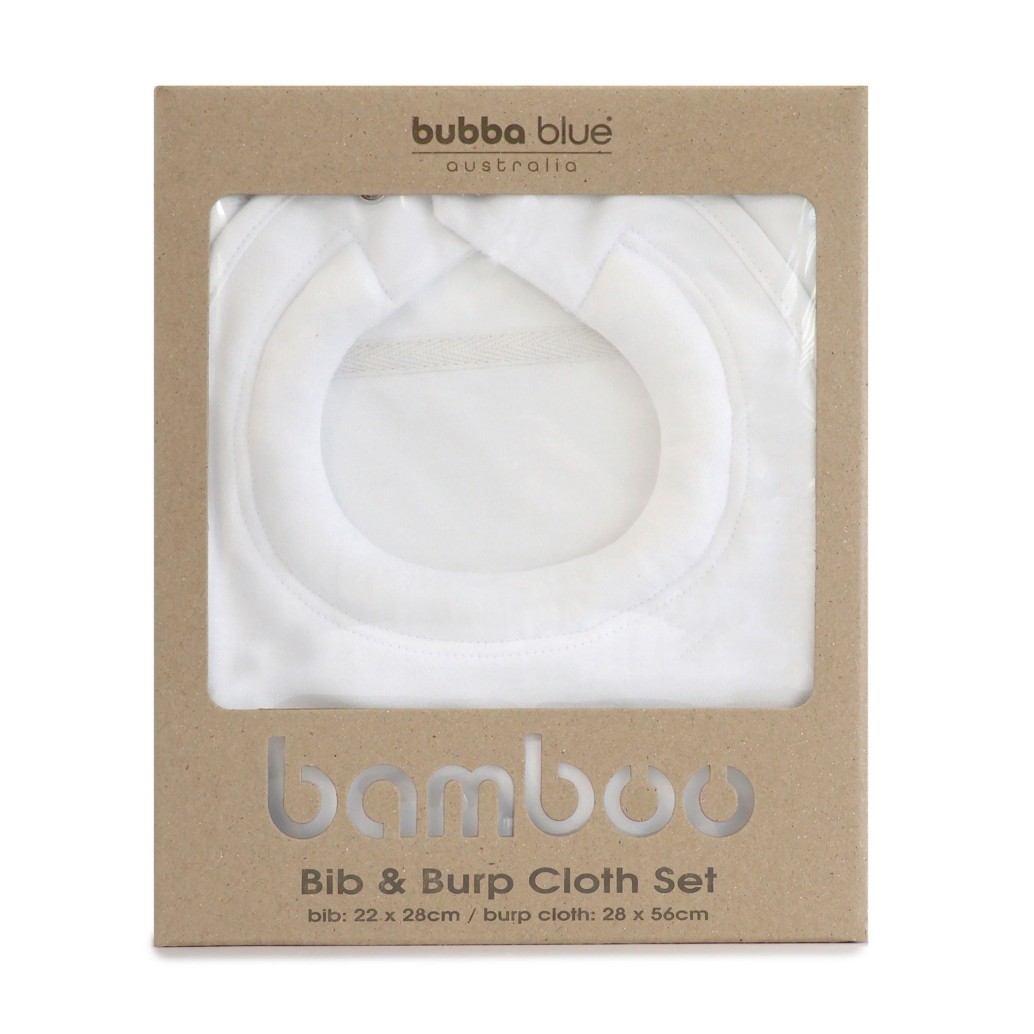 Organic Bamboo Baby Bib and Burp Cloth Set - Soft, Absorbent & Eco-Friendly for Newborns & Infants - Perfect for Feeding, Drooling & Messy Mealtime Protection