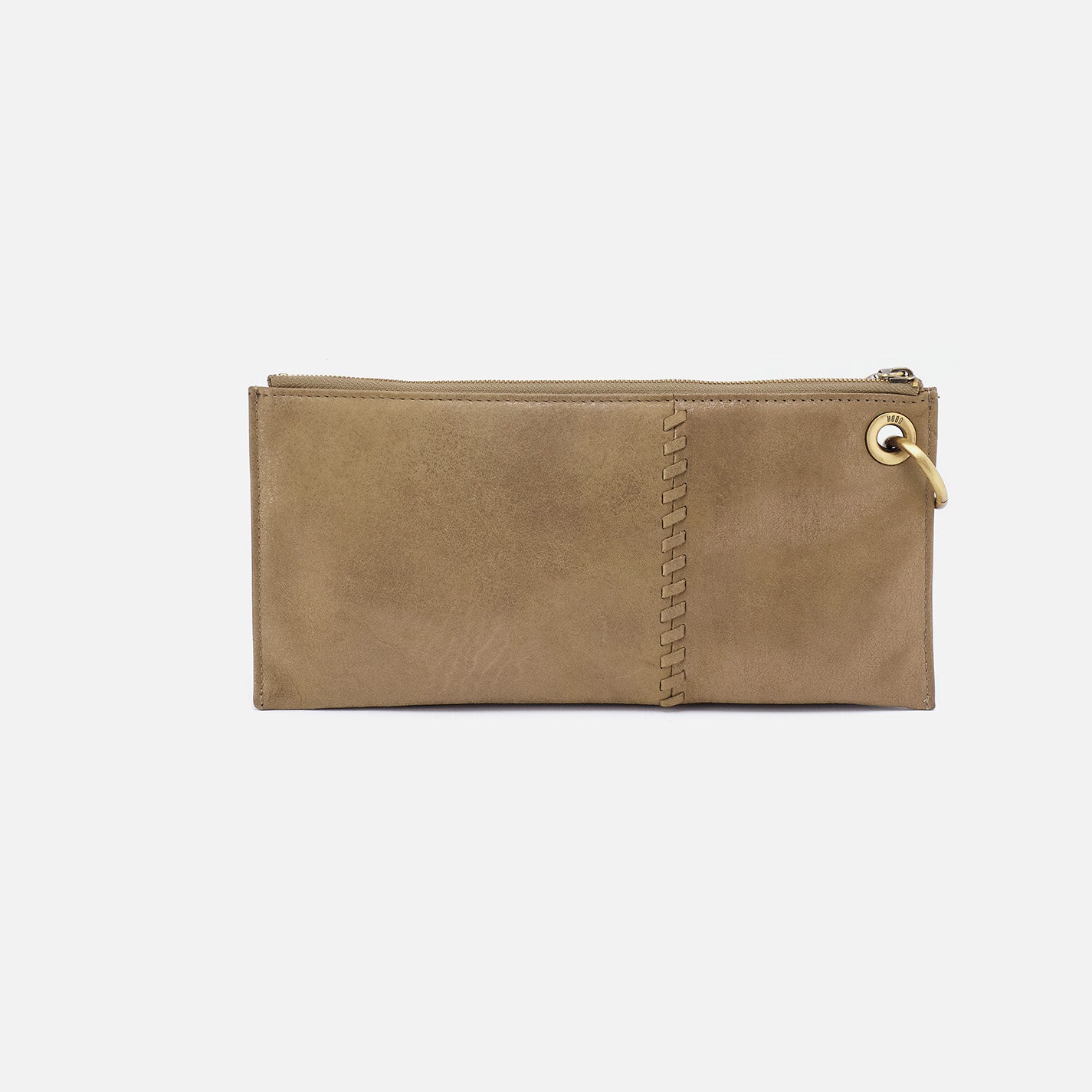 Vida Wristlet in Metallic Leather - Burnished Sage Green Crossbody Wallet for Women | Perfect for Everyday Use, Shopping & Travel