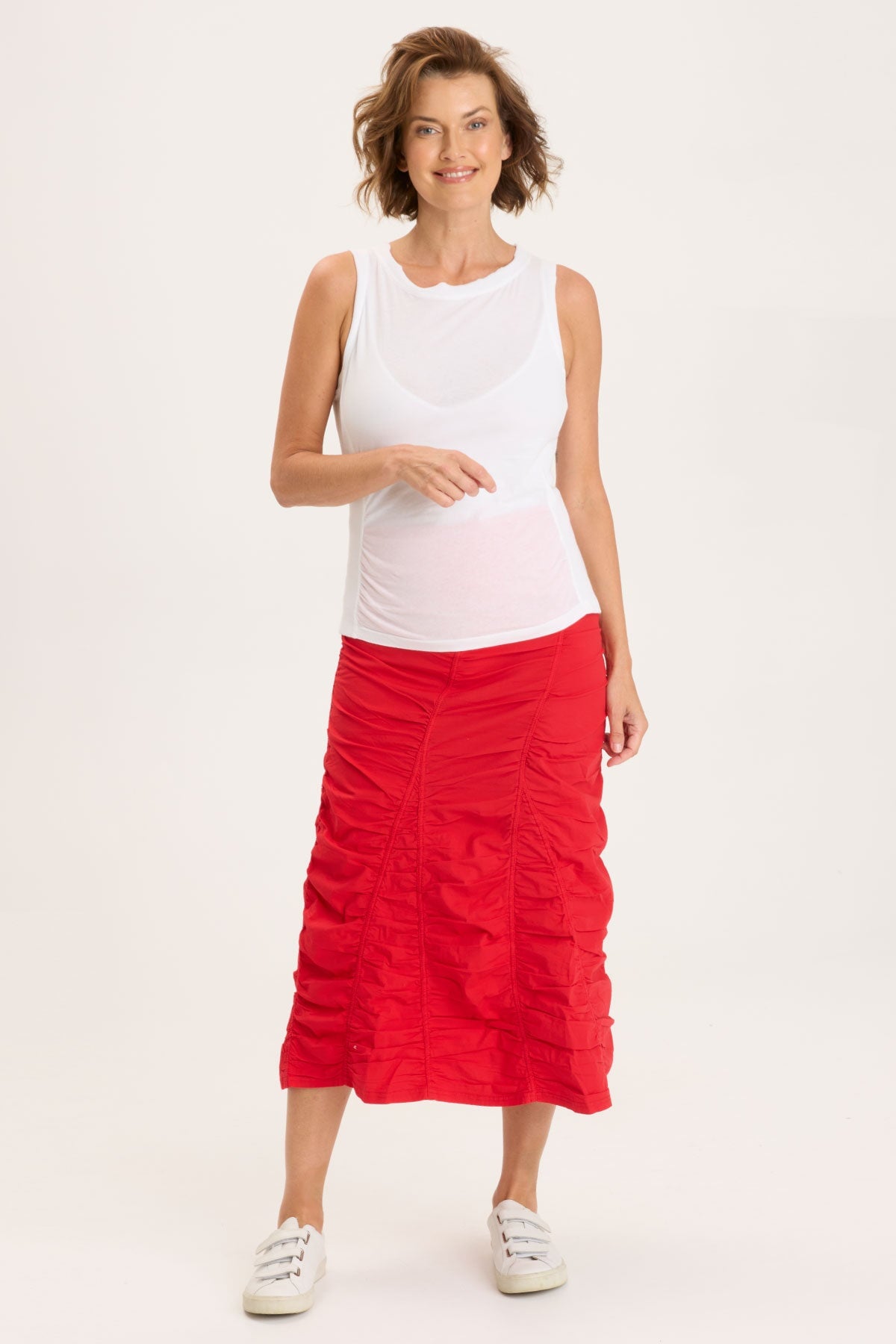 Stylish Gored Peasant Skirt for Women - Flowy Boho Maxi Skirt with Elastic Waist | Perfect for Summer, Beach, and Casual Outings