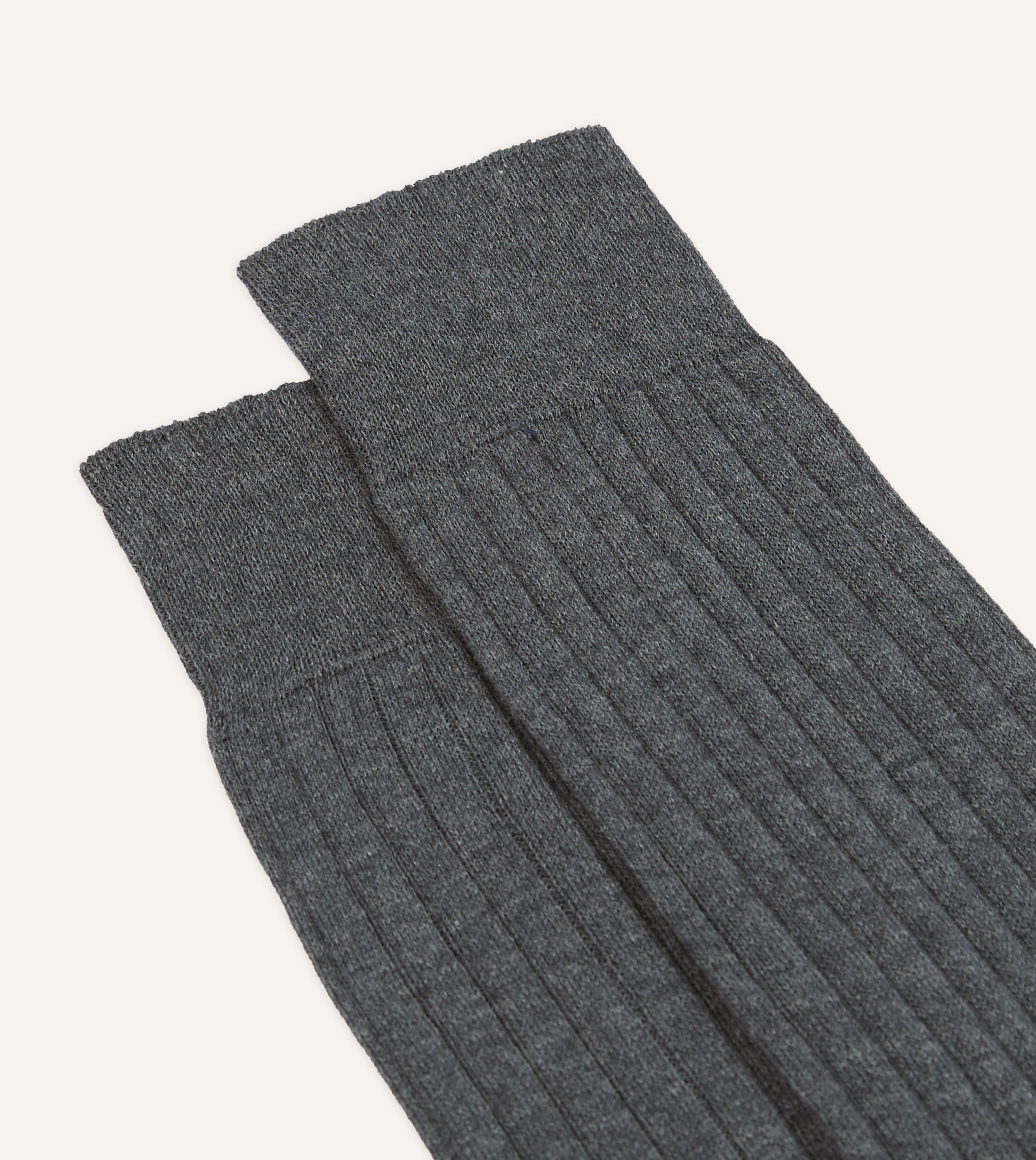 Premium Charcoal Cotton Mid Calf Socks for Men & Women - Soft, Breathable & Comfortable - Perfect for Running, Hiking & Everyday Wear