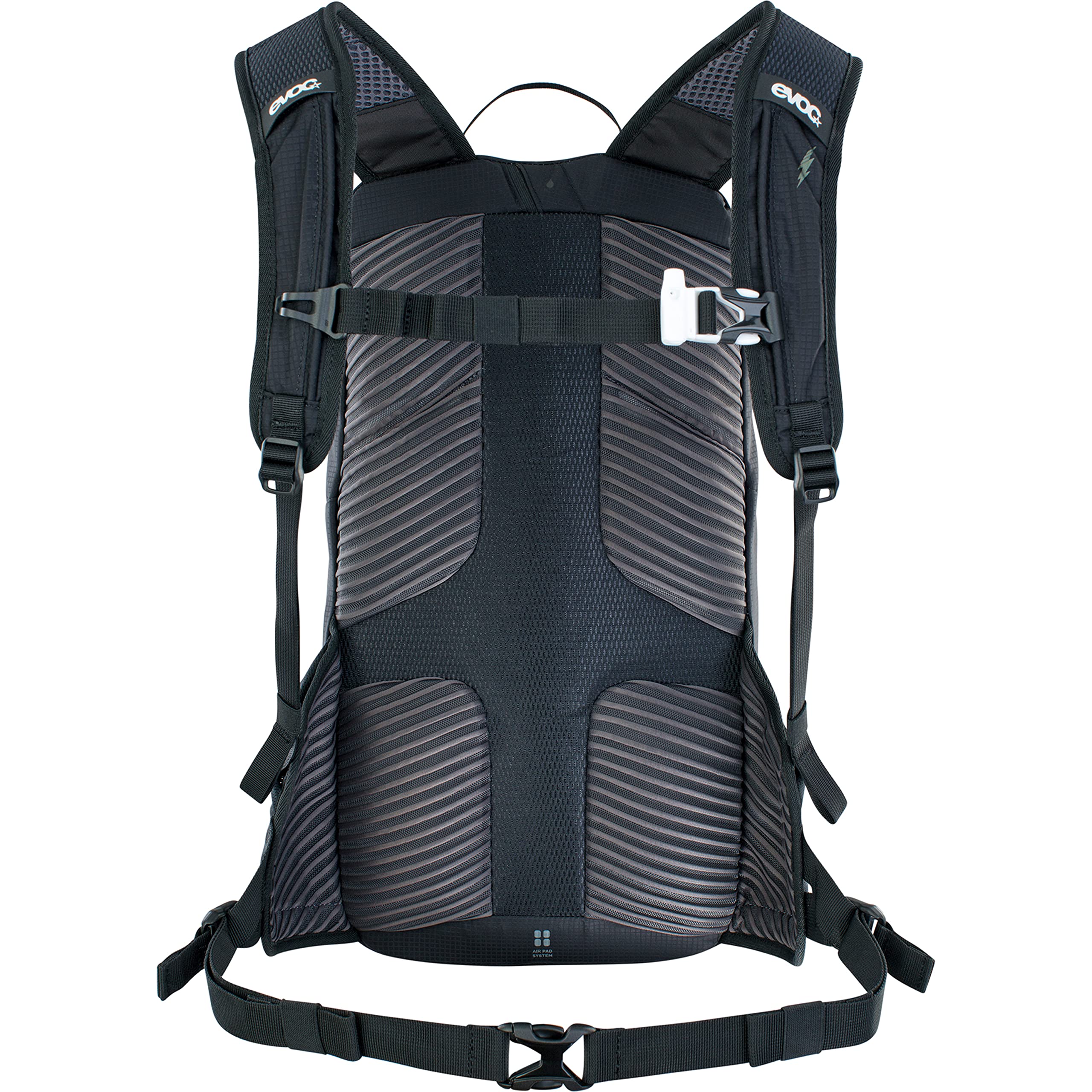 Evoc Modern Black One Size Backpack - Lightweight Durable Travel & Hiking Daypack for Men & Women - Perfect for Outdoor Adventures, Commuting & Daily Use