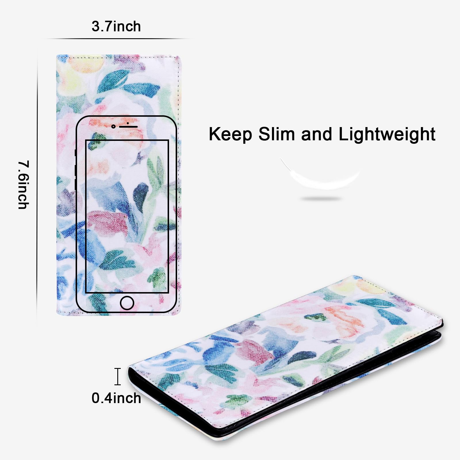 Ultra Slim RFID Blocking Women's Wallet - Credit Card Holder & Purse for Daily Use