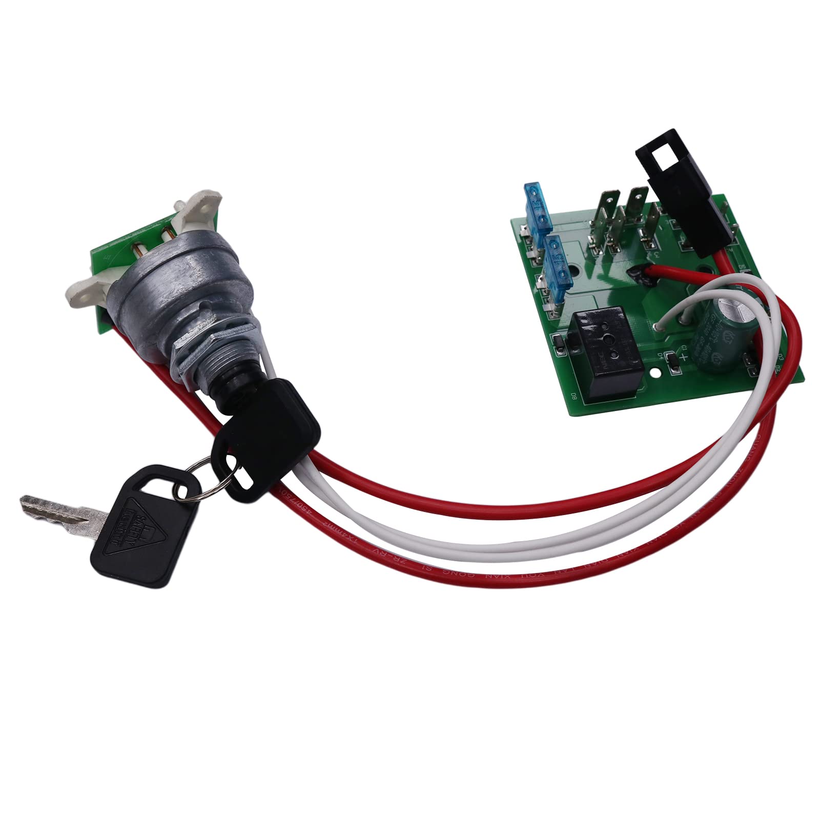 Solarhome AM122913 Starter Ignition Key Switch Module - Compatible with John Deere 325 335 345 Lawn & Garden Tractors (Serial# Below 070000) - Perfect for Tractor Maintenance & Repair