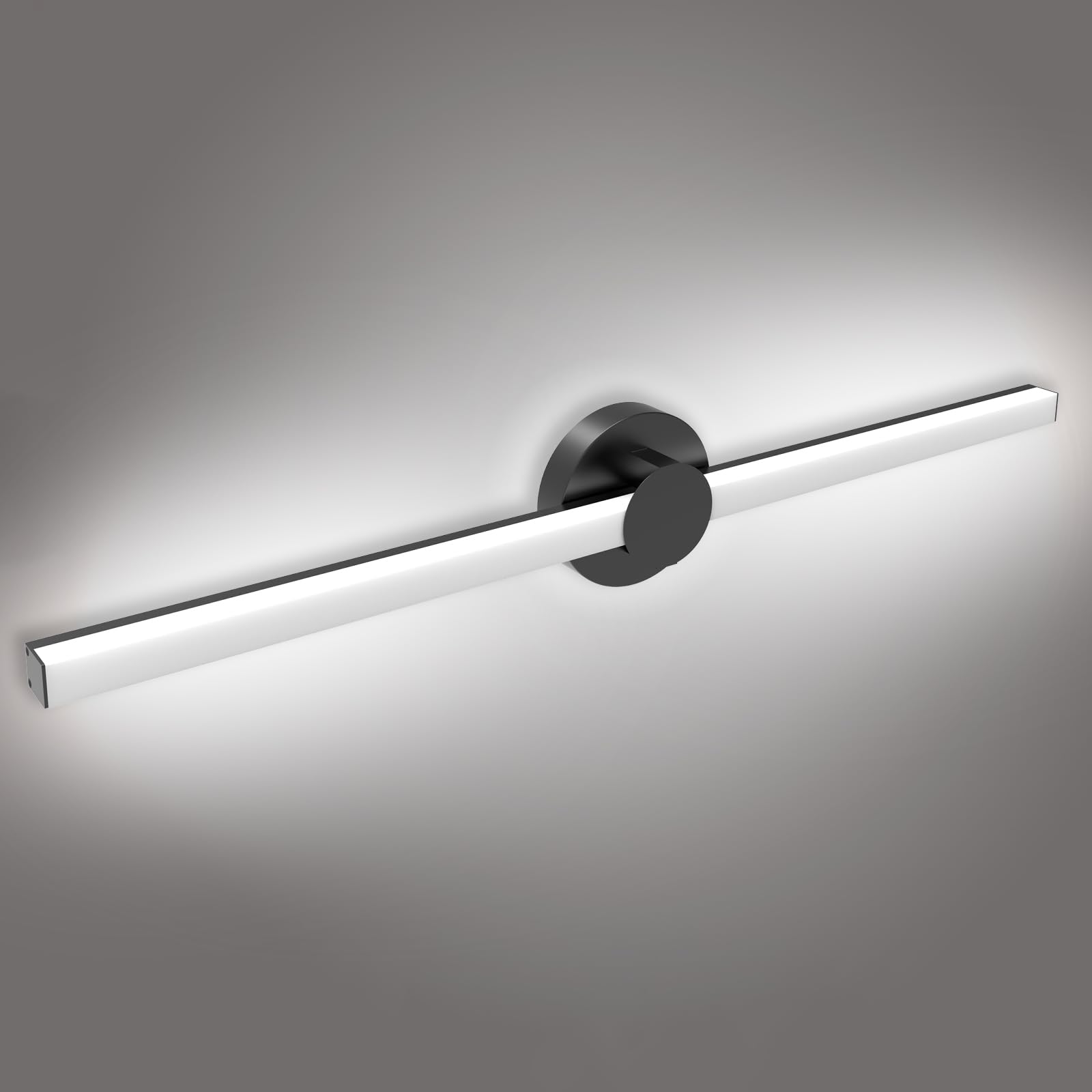30 Inch LED Bathroom Vanity Light Fixture - 36W Modern Matte Black Mirror Light with Dimmable 5000K Cool White Lighting for Makeup Vanity & Bathroom Mirror - ETL Certified - Perfect for Home Spa, Dressing Room & Bathroom Decor