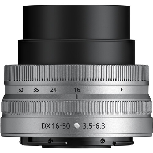 Nikon NIKKOR Z DX 16-50mm f/3.5-6.3 VR Lens (Silver) - Compact Zoom Lens for Mirrorless Cameras, Perfect for Travel Photography & Vlogging