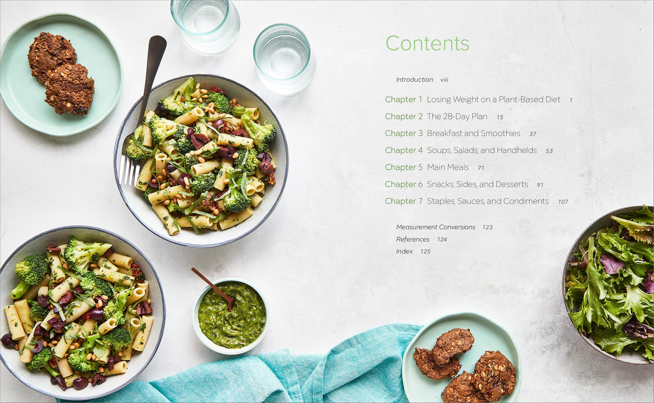 28-Day Plant-Based Weight Loss Plan & Cookbook - Healthy Vegan Diet Guide for Sustainable Results | Perfect for Meal Prep & Clean Eating Lifestyles