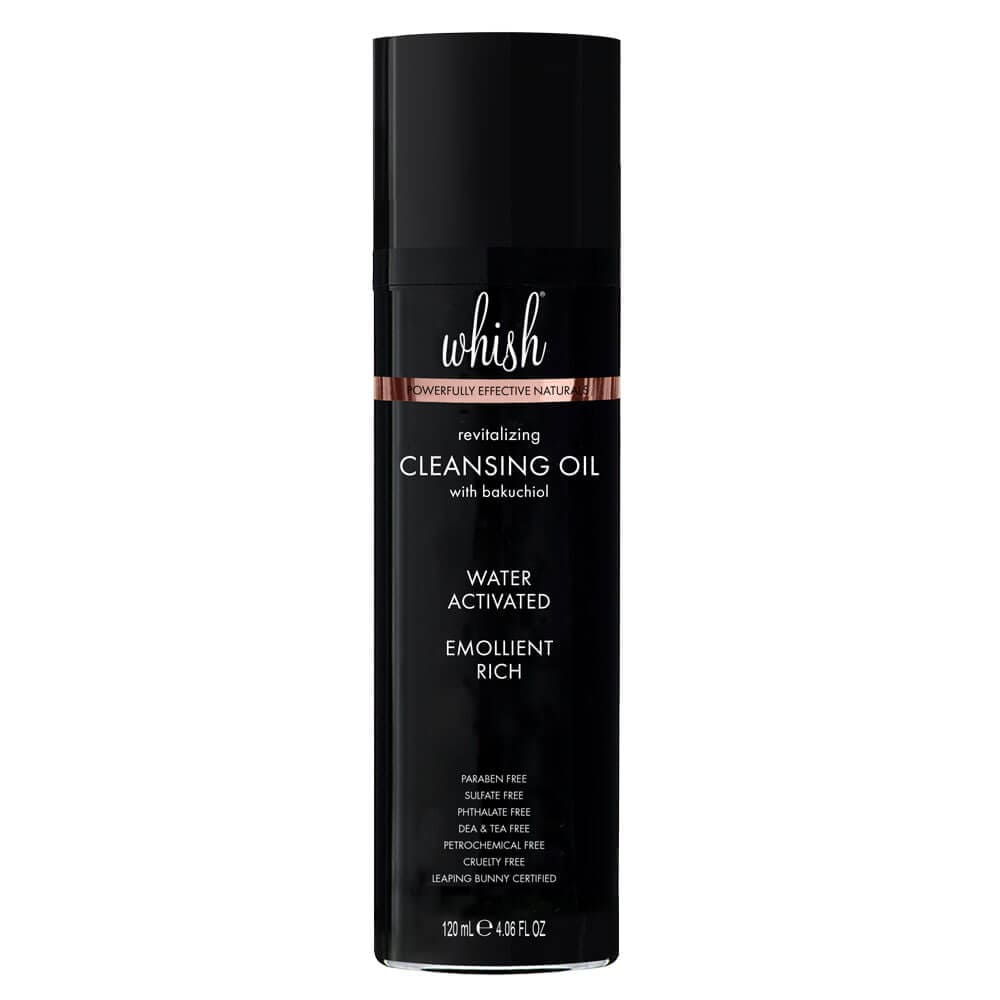 Revitalizing Cleansing Oil with Bakuchiol - Gentle Makeup Remover & Skin Hydration for All Skin Types | Perfect for Daily Skincare Routine & Nighttime Cleansing