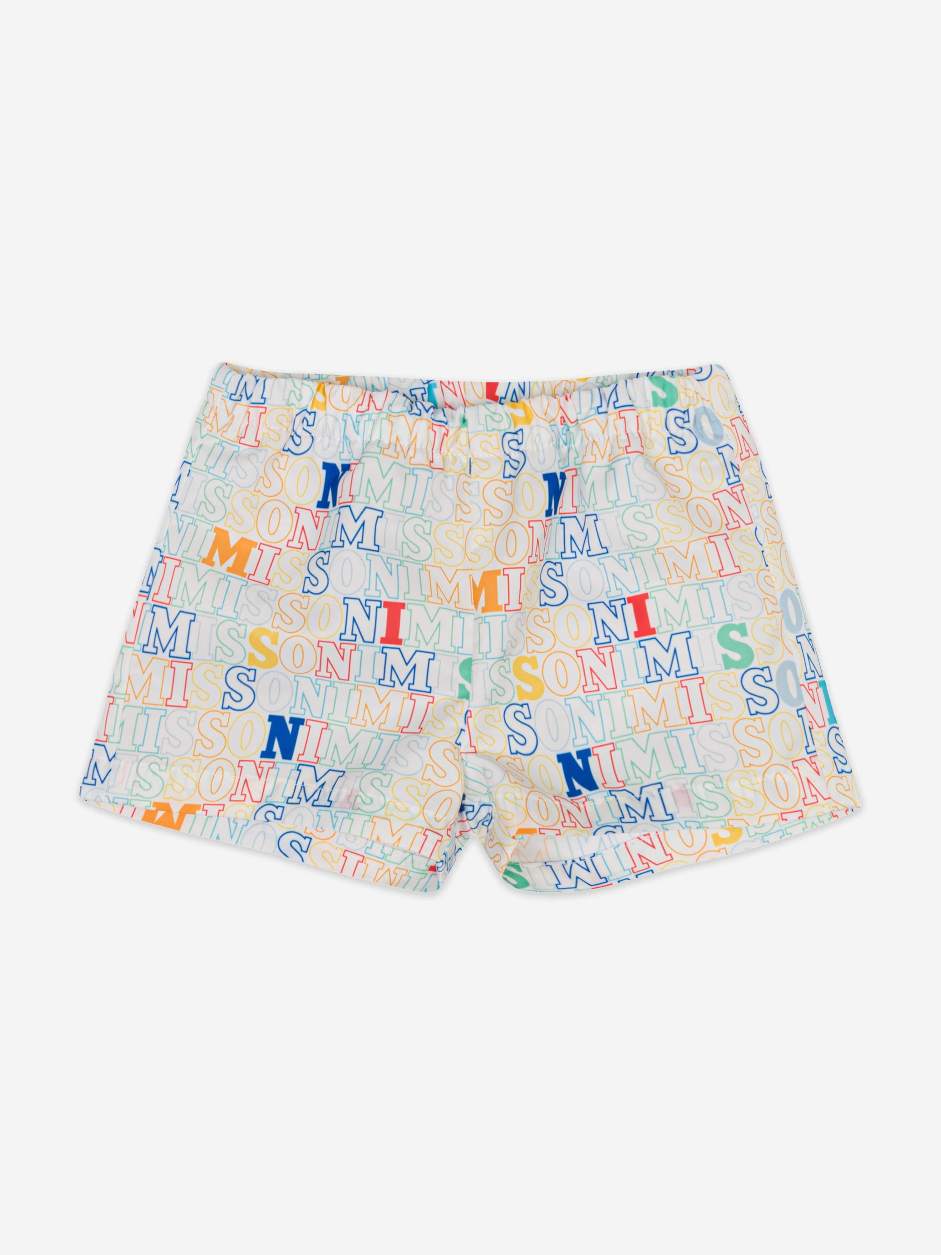 Baby Boys' Colorful Logo Swim Shorts - Quick-Dry, Comfortable Swimwear for Beach, Pool & Summer Play