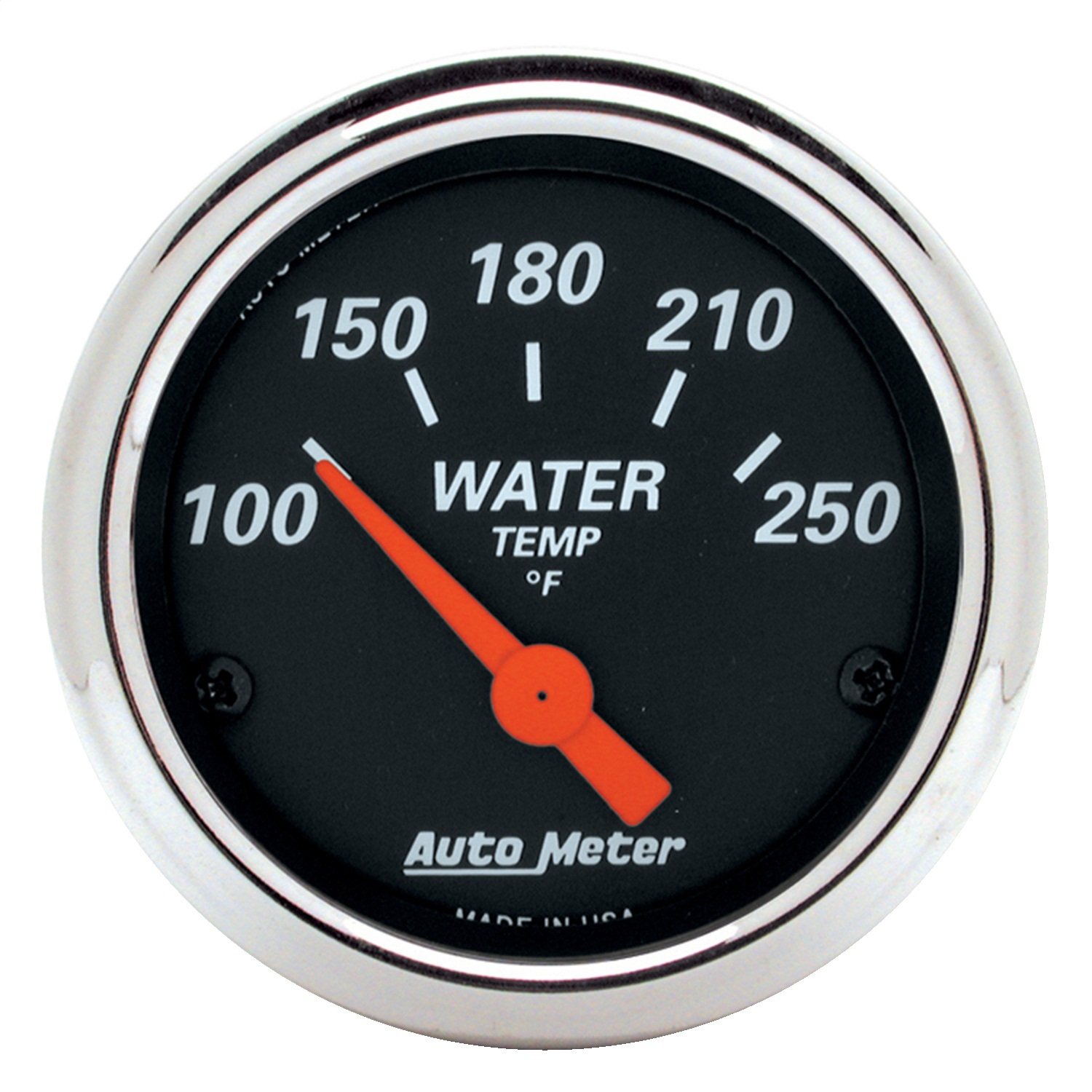 Auto Meter 1436 Designer Black Water Temperature Gauge - 2 1/16