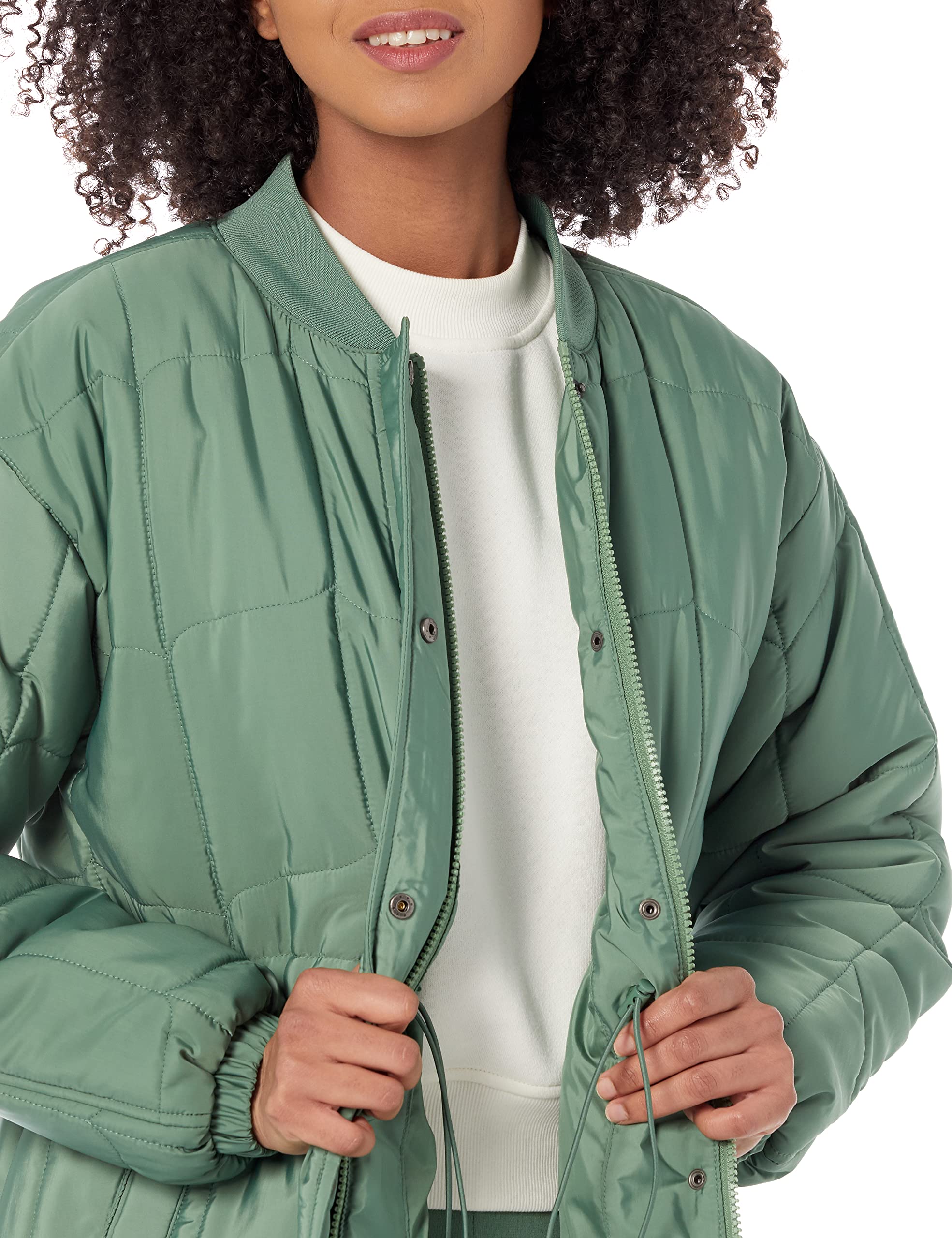 Amazon Essentials Women's Oversized Quilted Winter Coat - Plus Size Warm Puffer Jacket for Cold Weather - Perfect for Outdoor Activities, Commuting & Casual Wear