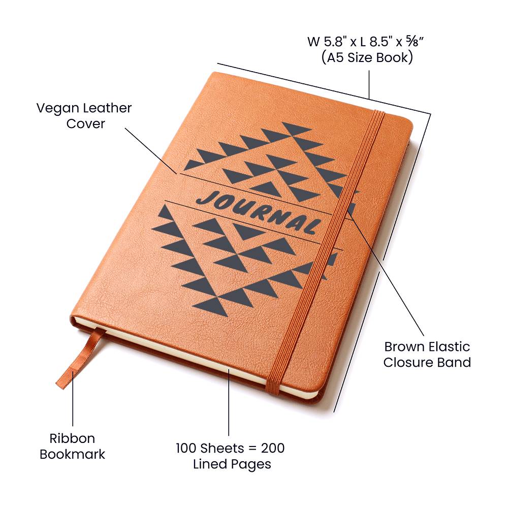 Premium Leather Journal with Southwest Motif - Handcrafted Writing Notebook for Writers, Travelers & Artists | Perfect Gift for Book Lovers, Journaling & Creative Writing Inspiration