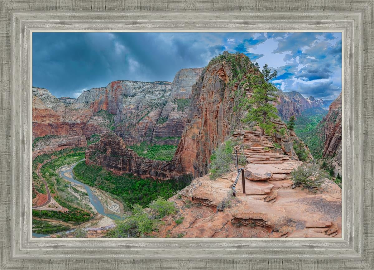 Angel's Landing Panoramic View Hiking Backpack - Lightweight & Durable for Outdoor Adventures, Camping, and Travel