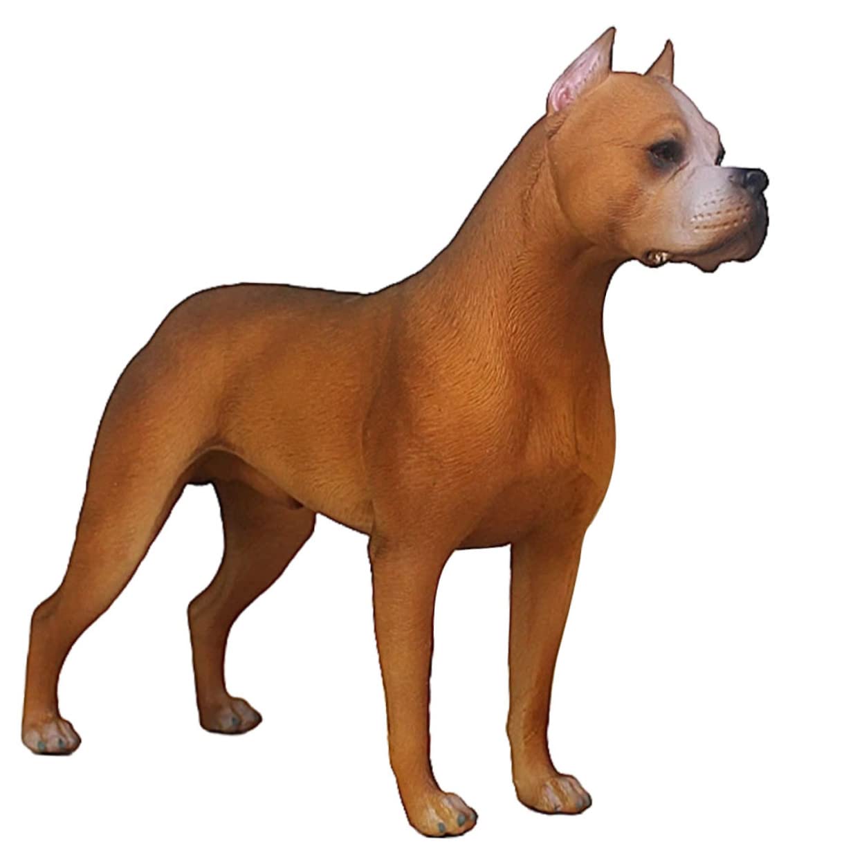 Doberman Dog Figurine - Standing Dog Model Toy for Kids, Puppy Playset & Desk Topper | Plastic Horse Figures & Dog Ornaments for Toddlers | Perfect for Birthday Gifts, Room Decor, and Pretend Play
