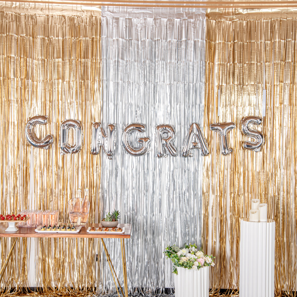 Balloonify Silver Mylar Letter O Balloon - 16 Inch Large Foil Alphabet Balloon for Birthday Party Decorations, Wedding, Baby Shower & Graduation Celebrations (1 Count Box)