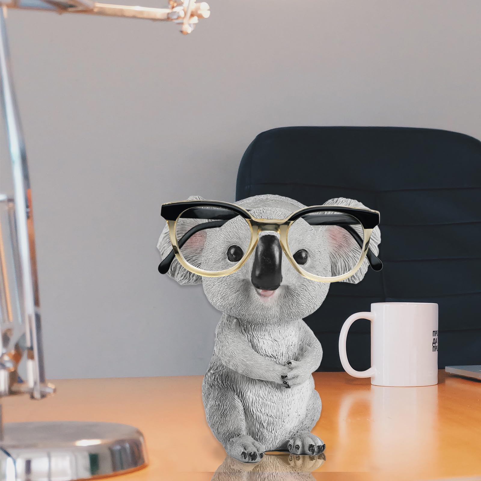Cute Koala Eyeglasses Holder - Fun Glasses Display Stand for Home & Office Decor | Spectacle Organizer for Desk, Nightstand, or Gift Idea