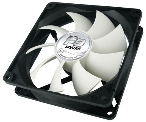 ARCTIC F9 92mm PWM Fan - High Performance Cooling Fan for PC, Laptop, Gaming Rig & Server - Ultra Quiet, Energy Efficient Computer Case Fan for Optimal Airflow & Cooling