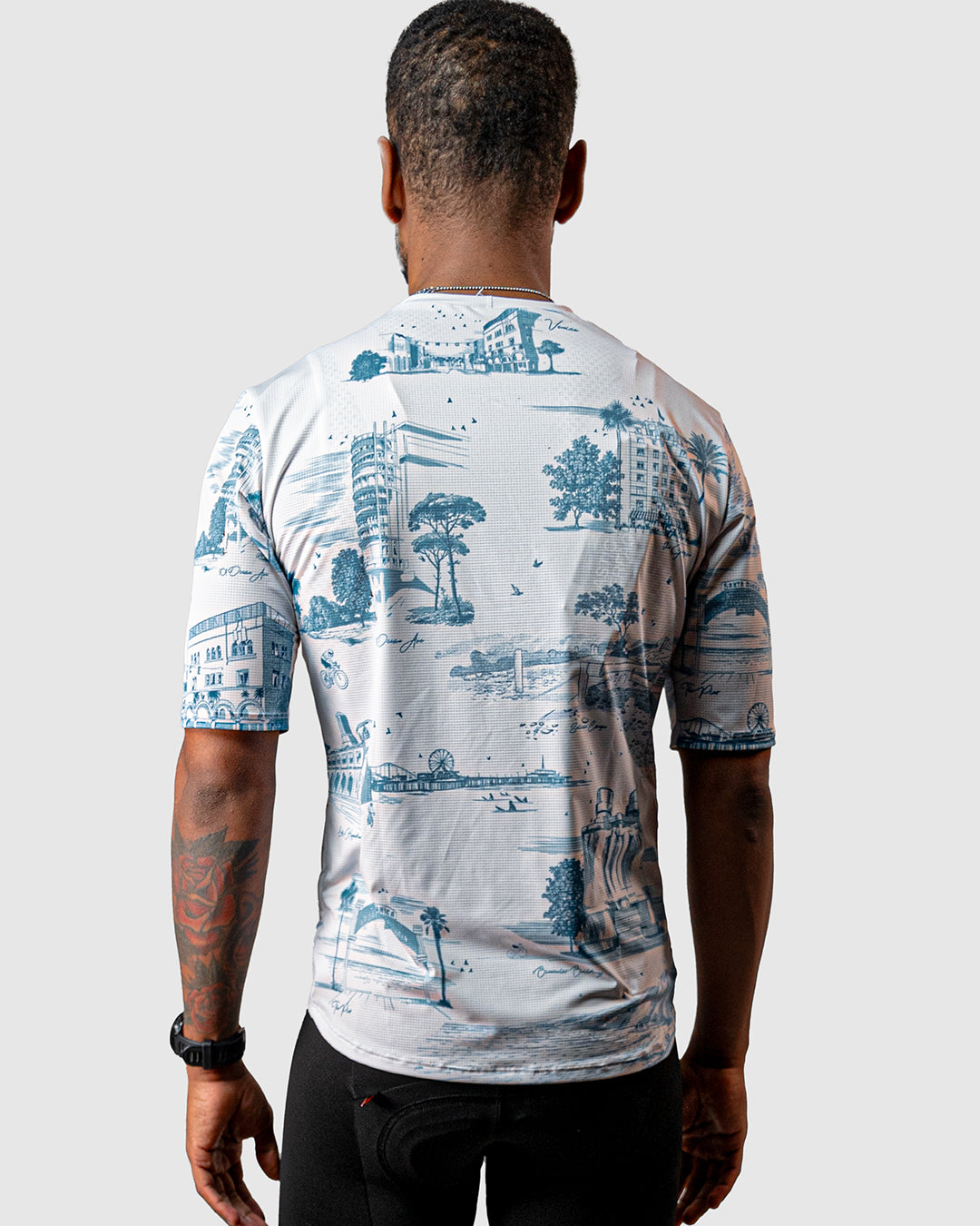 LA Monuments Distance Graphic Tee - Vintage Style T-Shirt with Los Angeles Landmarks - Perfect for Casual Wear, Travel & Street Fashion