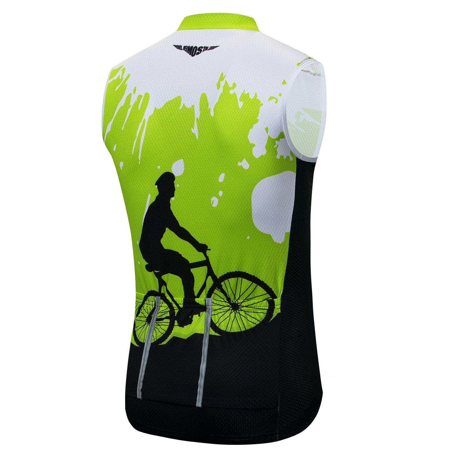 Weimokey Men's Sleeveless Cycling Vest - Breathable Biking Jersey Jacket for Road & Mountain Biking - Perfect for Summer Rides & Outdoor Sports
