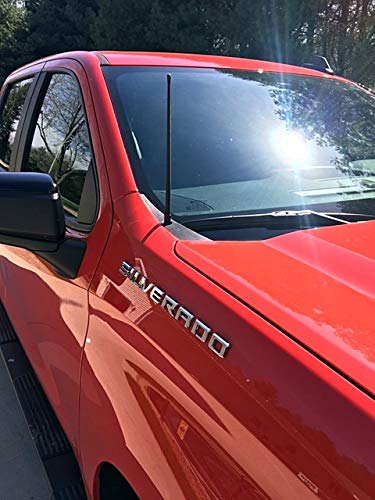13 Inch All-Terrain Flexible Rubber Antenna for GMC Sierra 1500 (2006-2025) - Spring Steel Core, Durable Off-Road Vehicle Accessory - Perfect for Truck Camping, Overlanding & Outdoor Adventures