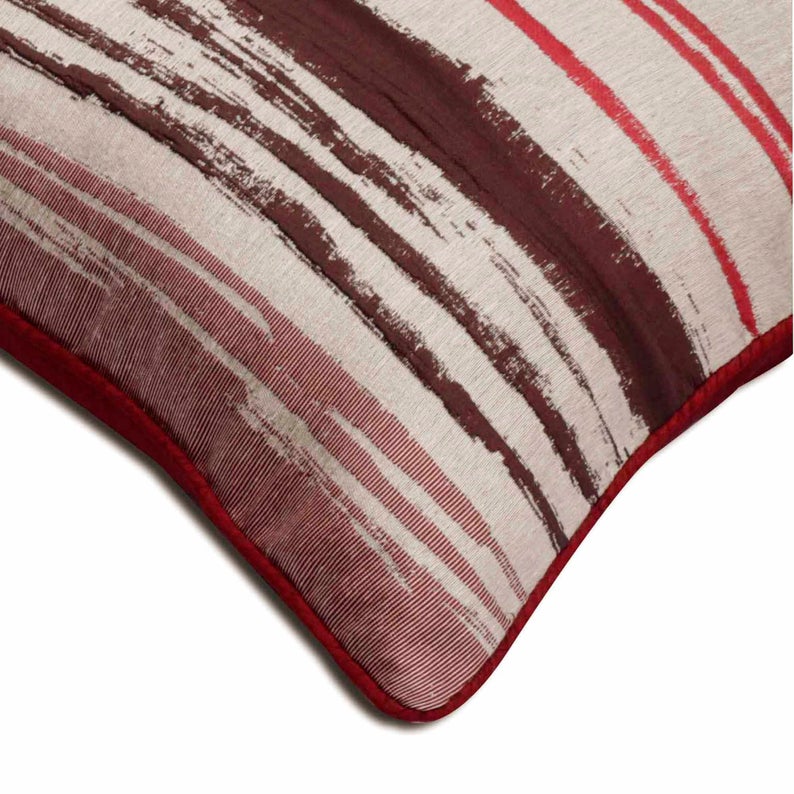 Berry Martini Purple Silk Throw Pillow Cover - Elegant Home Decor for Living Room, Bedroom & Sofa - Soft Luxury Cushion Cover for Modern Interior Design