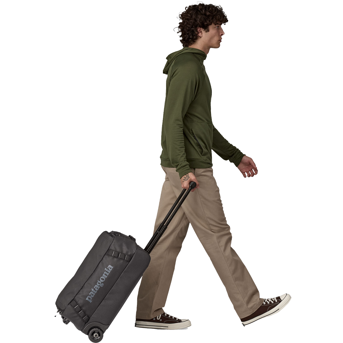 40L Black Hole Wheeled Duffle Bag - Waterproof Travel Luggage for Camping, Gym & Weekend Getaways