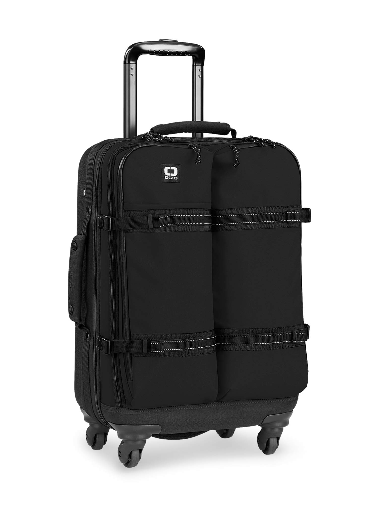 OGIO ALPHA Convoy 4-Wheel Spinner Carry-On Luggage - Durable Rolling Suitcase for Business Travel & Weekend Getaways | TSA-Approved, Lightweight & Expandable