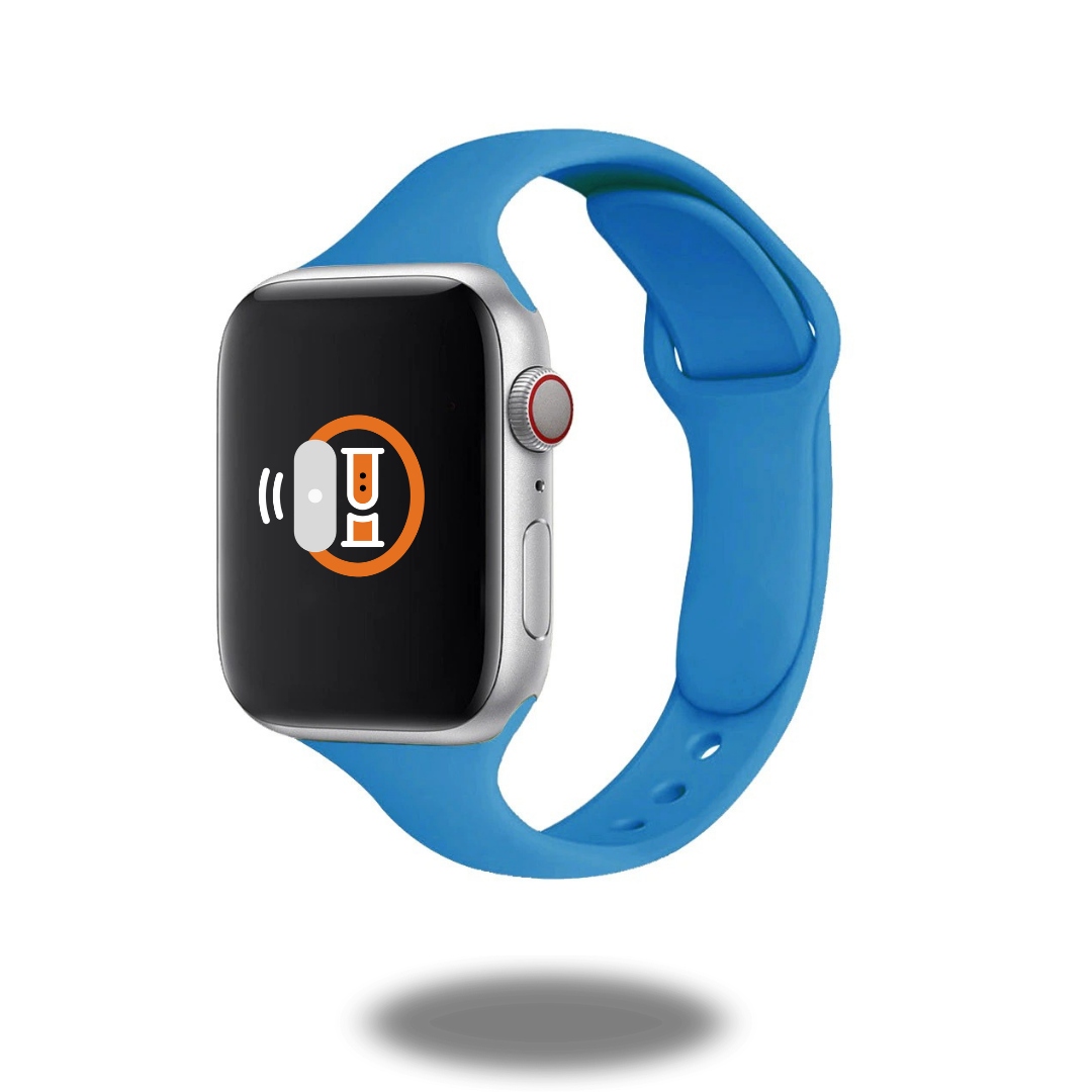 Lightweight Slim Silicone Sports Band for Running, Gym & Fitness - Sweatproof & Comfortable Workout Wristband for Men & Women
