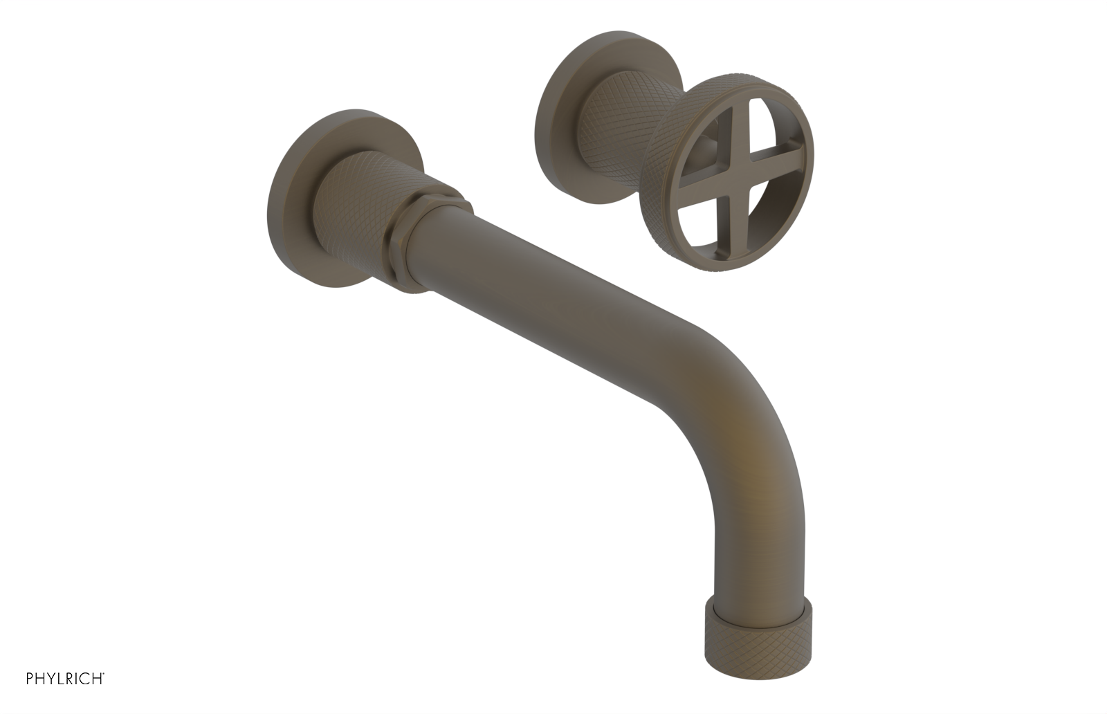 DUSTRIE Single Handle Wall Mount Bathroom Faucet - 7 5/8
