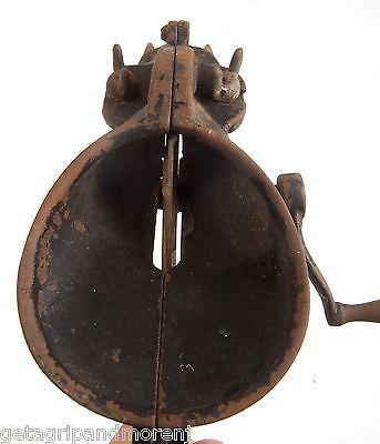 Vintage CHERRY STONER Cast Iron No.1 Enterprise Cherry Pitter - Authentic 1883 Antique Kitchen Tool for Baking & Preserving